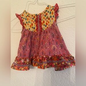 Matilda Jane Mohunk Mountain Sara baby dress size 6-12 months